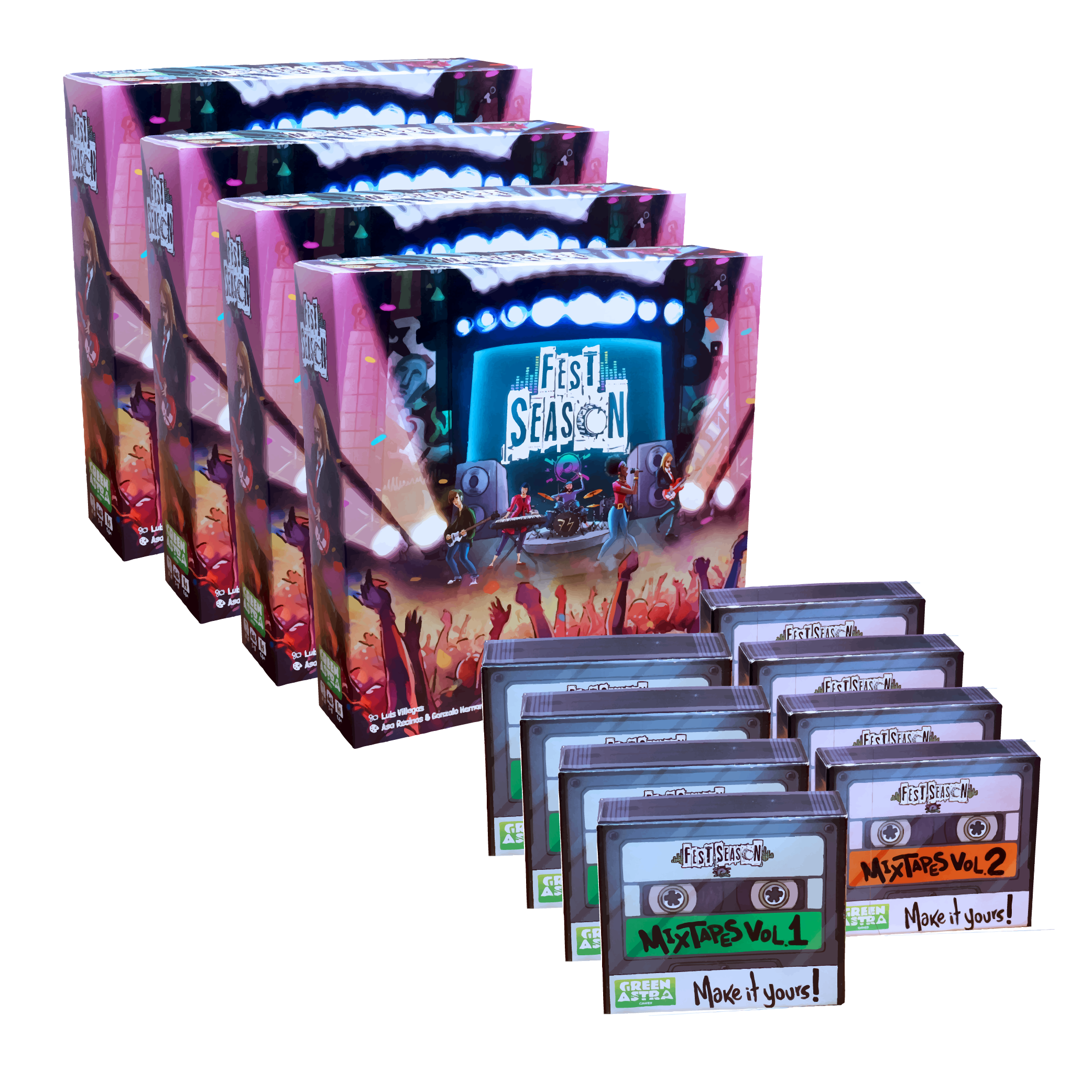 4x Fest Season KS edition in ENGLISH / I Want it All - RETAIL only