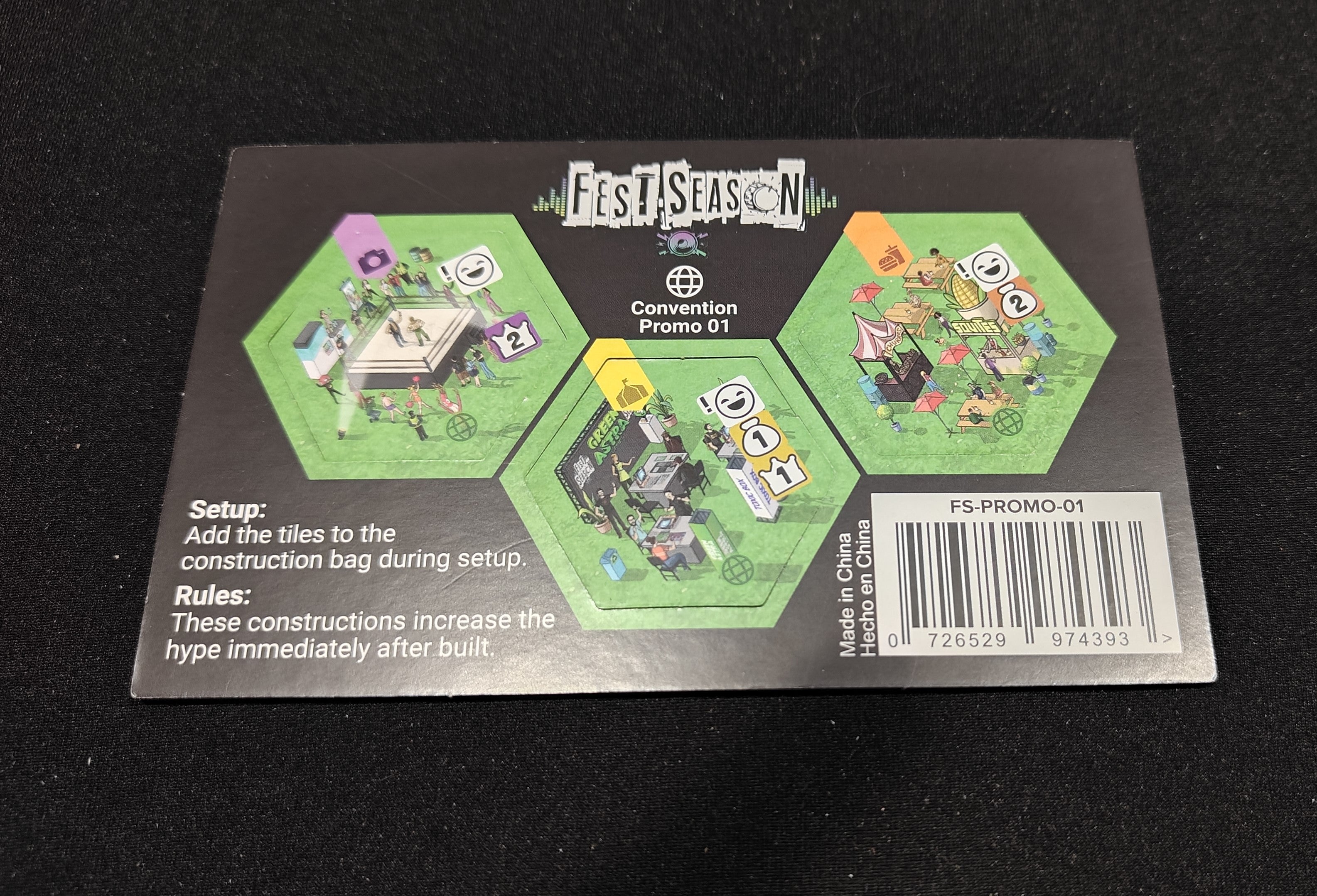 Promo de convención #1 / Mini expansión con 3 losetas promocionales